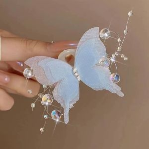 Butterfly Hair Clip Large Claw Clip Trendy Elegant Korean Style Hair Accessory for Women and Girls