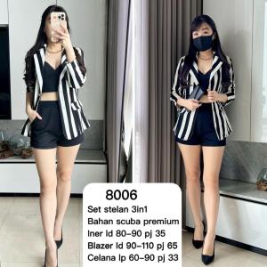 ADANBI SET 85-8006 STELAN 3IN1 SCUBA IMPORT PREMIUM REALPIC KOREAN STYLE/KEKINIAN