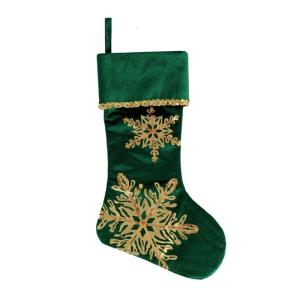 Christmas Stockings Lovely Candy Gift Bag Snowflake Christmas Hanging Socks Christmas Socks For Fireplaces Decoration