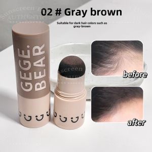 GEGE Bear Hairline Powder - Waterproof & Sweatproof Hair Filler for Thinning Edges Natural Hairline Concealer Stick (2g)