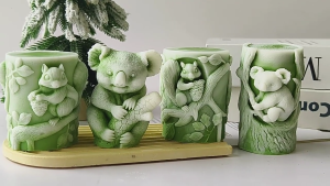 Flexible Sturdy Silicone Mould for Squirrel Holders Suitable for Epoxy Resin and Creative Projects Supplies