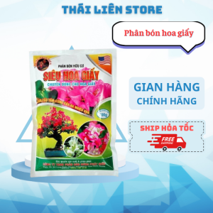 Phân Bón Hữu Cơ SIÊU HOA GIẤY Chuyên Dùng Cho Hoa Giấy Gói 700gram kích thích ra hoa trổ đồng đều màu sắc sặc sỡ