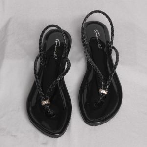 FARADELA Irish Sandal Jepit Wanita Tali Belakang F07-33.1 Beige Sendal Sendal