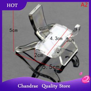 [Chandrae] 2pcs acrylic shelf stones cluster stand Mineral specimen display holder