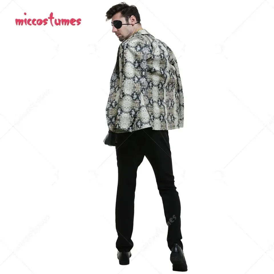 Mens Goro Majima Snakeskin Suit Jacket Cosplay Costume Lazada