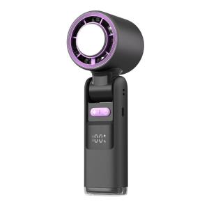 Mini Fan Rechargeable 100 Gear Wind Speed Electric Fan Adjustable Portable Outdoor Handheld Small Pocket Cooling Fan