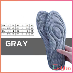 Golden แผ่นรองเท้าเพื่อสุขภาพ ใส่สบาย ป้องกันการปวดเท้า ขนาด 35-46 insoles