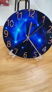 xpkQ Wall Clock for Living Room Silent Brand-Grade Nordic Minimalist Style Tempered Glass Clock X2Z8B