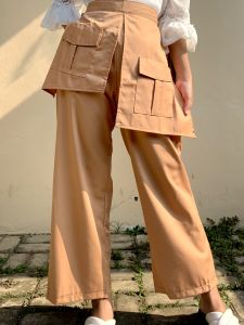 ZAYIDA - CELANA BESS PALAZO PANTS KULOT DRILL PANTS PALAZO POCKET PANTS HIGHWAIST KULOT PANJANG