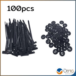 Orna สายรัดเคเบิลไนลอนแบบสากล Universal Cable Tie Buckle ล็อคตัวเอง 20/50/100pcs Nylon Cable Tie