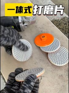 Runvictor 2PCS 80mm 3" /100mm 4" Diamond Polishing Pad Disc M10 Angle Grinder Two Pieces Sanding Blade Polishing Marble