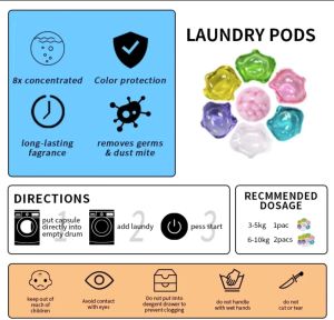 READY STOCK!7合一 洗衣凝珠，7 in 1Fragrance laundry Beads Detergent softener Anti-mites Fragrance Beads