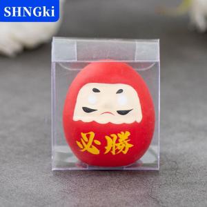 SHNGki Nhật Bản gốm Daruma búp bê thủ công mỹ nghệ Nhật Bản lấy cảm hứng từ sự giàu có thịnh vượng trang trí nội thất may mắn quyến rũ tài sản trang trí cảnh quan trang trí bàn nhà thu nhỏ quà tặng phụ kiện