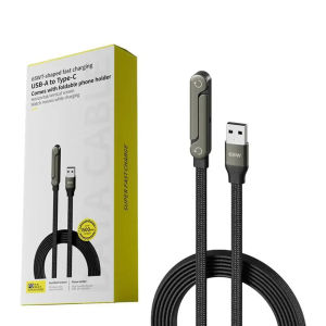 Local 240W Type-C/USB To Type C Fast Charging Cable Foldable Phone Holder Data Cable Tablet Phone and 2-in-1 Foldable Holder