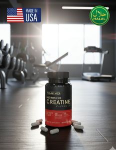 Nature’s Vigor Micronized Creatine Capsules – Energy Strength & Muscle Support
