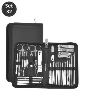 Manicure Pedicure Set Manicure set Lengkap Manicure set 32 in 1 Alat Perawatan kuku 1 Set isi 32pcs