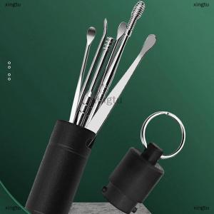 [COD] xingtu 1 6PC Set Ear Wax Removal Tool Earpick Ear Cleaner Spoon Ear Care Cleaning Tool