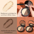 FOCALLURE Highlighter & Contour Powder Palette 3 Warnas. 