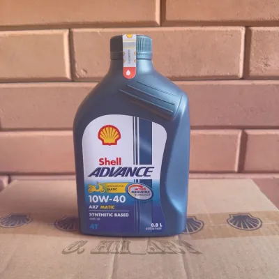 OLI MESIN SHELL ADVANCE AX7 MATIC 10W-40 08L SHELL OIL