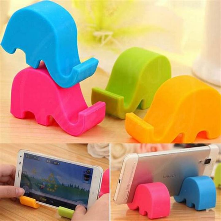 Mini Elephant Holder Cute Elephant Phone Stand Portable Tablet