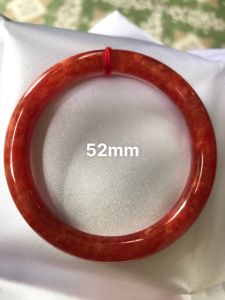 Vòng Cẩm Thạch Đỏ Đẹp A Ni 52mm x chột 78mm màu đỏ bông tươi sáng bóng đẹp nữ 52kg - 56kg đeo mệnh hỏa mệnh thổ đeo xuất sắc đẹp món quà tặng ý nghĩa có 890k ạ
