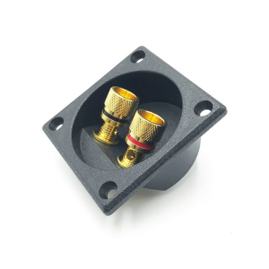 Metal Junction Clip Square Junction Box Banana Socketing Speaker Terminals Speaker Connection Box Speaker Accessories