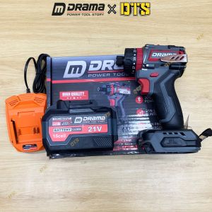 Máy chuyên vít pin DRAMA 21V DRMXTDVT Lực siết 60N.m có búa 23 cấp trượt Động cơ không chổi than