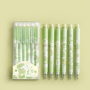 cute pen set automatic pen kawai pen pena otomatis pulpen korea lucu