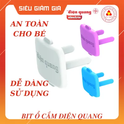 Combo 10c 20c Nắp che lỗ cắm điện Điện Quang ĐQ OPC Nắp bịt ổ cắm điện - Màu ngẫu nhiên
