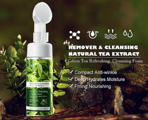 【Fans tone】New Upgrade Generation Green Tea Refreshing Cleansing Foam Compact Anti-wrinkle Deep Hydrates Moisture Firming 150ml