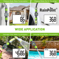 RainPoint Hose-end Water Flow Meter [ Real-Time Monitoring, Gallon / Litre, 0.5-8bar Water Pressure, 1-40L/min Flow Rate, 4 Modes, LCD Display, Single Button Operate, Battery Operated, IPX6 Waterproof, Hose, Garden, Lawn, Accessory, Tool, Home Living ]. 