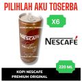 Kopi Nescafe Kaleng PREMIUM ORIGINAL 220 ml / Nescafe Can - ( HARGA 6 KALENG ). 