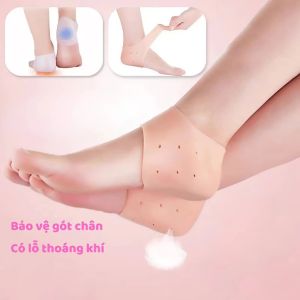 Miếng Lót Gót Chân Silicon (Combo 2 Đôi) Êm Gót Giảm Đau Khi Mang Giày Cao Gót Công Sở