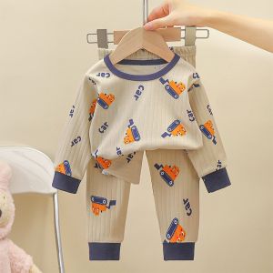 Baju Tidur Anak 1-7 Tahun Premium Lembut Piyama Pakaian Tidur Lengan Celana Panjang Sleepwear Pajamas