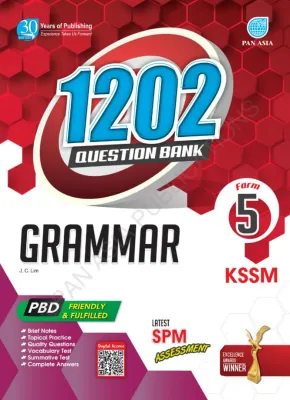 1202 BANK SOALAN /1202 QUESTION BANK TINGKATAN 5 / FORM 5 BUKU LATIHAN SPM KSSM - PAN ASIA