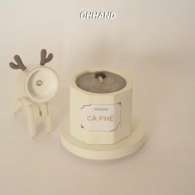 Nến Thơm Thư Giãn Handmade Không Khói Từ Tinh Dầu Cao Cấp OHHAND