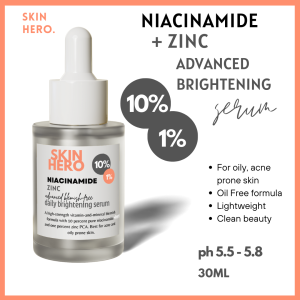 Skin Hero 10% Niacinamide + 1% Zinc Advanced Anti-Blemish Serum - 30 ML