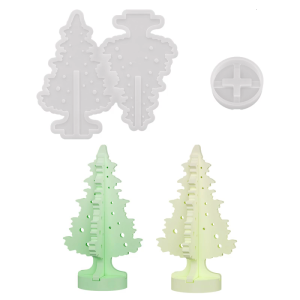 Multifuntional Christmas Tree Shape Silicone Moulds for Ornaments Festival Home Decorating and Creative Gift Ideas