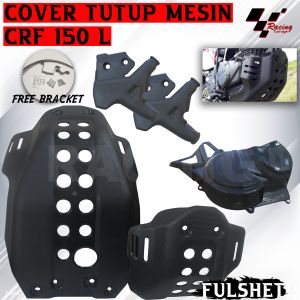 COVER TUTUP MESIN RANGKA CRF 150 HONDA ENGINE GUARD SIDE COVER SAMPING MOTOR TRAIL CROSS SUPERMOTO