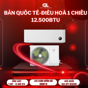 Bản Quốc tế-Điều hoà 1 chiều Xiaomi Mijia Inverter AI ASC-12WO/N1C5-VN -1.5HP / 12.500BTU