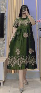 DRESS CHIBI AYU TING TING JUMBO LD 115  Daster Wanita Terbaru 2024 Viral Kekinian Home Dress Motif Unik Model Baru Bumil Dan Busui Midi