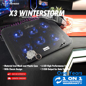 Kipas Laptop Alas Pendingin 6 Fan NYK X3 Cooling Pad Gaming
