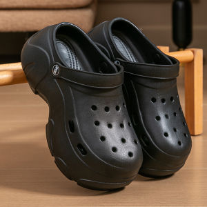 [Free Shipping] 2026 Thick-soled perforated sandals for women comfortable summer outdoor high-heeled beach breathable closed-toe slippers