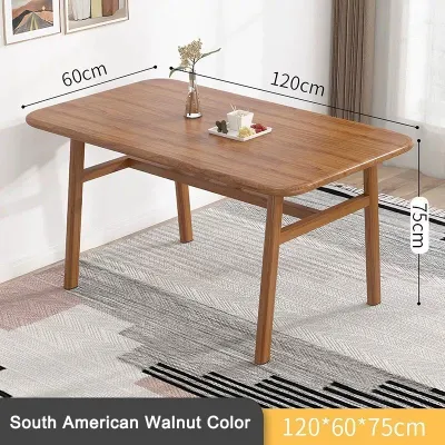 Rectangular Dining Table for Small Modern Homes Suitable for Rental Apartments Living Room and Commercial Use