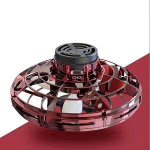 UFO Drone Flying Spinner Toy Mini Fly Orb Spinner Adult Children Gift Flying Spinner Boomerang  Mini UFO Drone Fly Orb Fidget Toys With Lighting