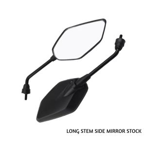 KAWASAKI CT 125 DAHOND TYPE side mirror 1Set Side Mirror Black | heavyduty quality | good packaging