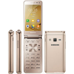 Samsung Folder 2 4G LTE flip phone Unlocked G1650 G160N 2GB RAM 16GB/32GB ROM Dual Sim Android SmartPhone TVJ6
