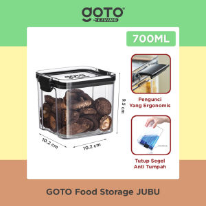 Goto Jubu Food Storage Container Toples Plastik Bening Kotak Makanan