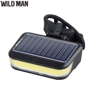 Solar Bike Rear Light Waterproof USB Rechargeable Cycling Safety Lamp with Bright LEDs