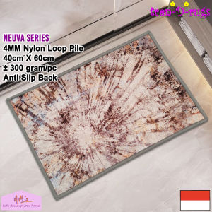 Tren-D-rugs Keset kaki abstrak motif eropa modern alas lantai dapur anti slip 40 cm x 60 cm - NMs